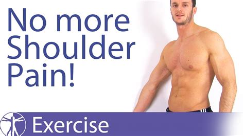 Best Shoulder Pain Relief Exercises Rotator Cuff Tendinopathy Youtube