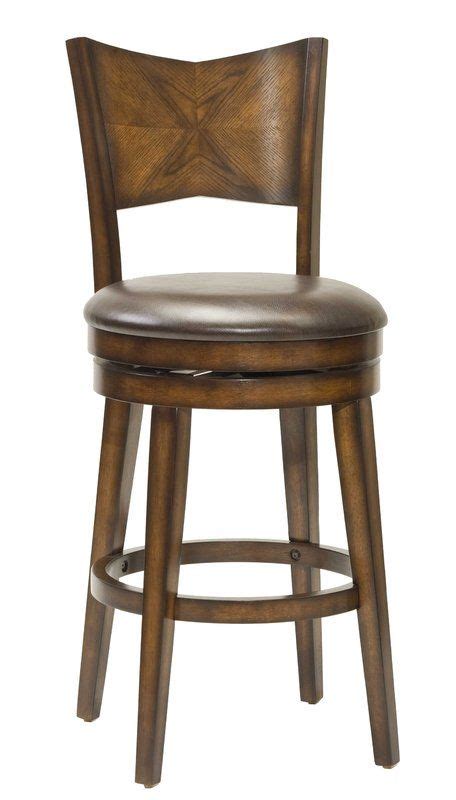 Latitude run pu leather office counter stool with low back height adjustable stool swivel home bar stool chair for reception counter stool shop stool salon stool $162.99. Millwood Pines Burch 30.5" Bar Stool | Wayfair | Rustic ...