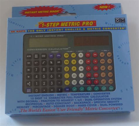 Full Featured Handheld Metric Calculator Pocket Metric Conversion