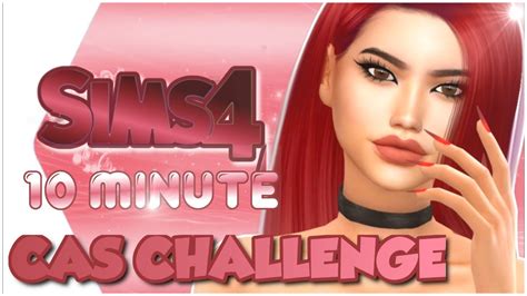 Sims 4 10 Minute Cas Challenge ⌛ Youtube