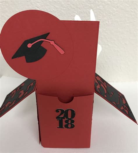 2023 3 D College High School Graduation Card Shown With Etsy High