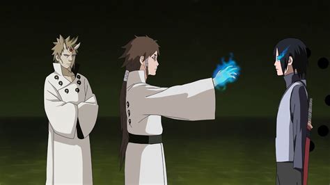 Sasuke Conoce A Indra Y Recibe Su Poder Después De Perder El Rinnegan