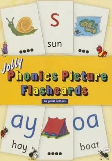 Jolly Phonics Picture Flash Cards In Print Letters 2370 Picclick