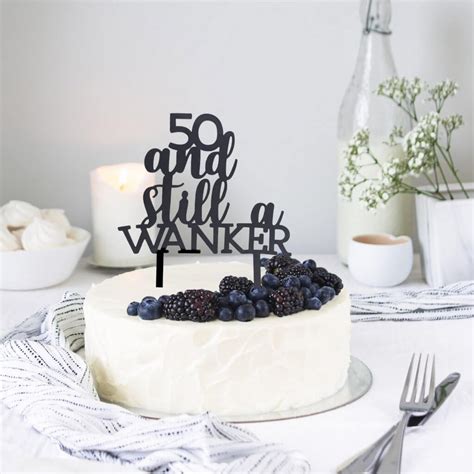 Wooden Fuck Im 60 Naughty Birthday Cake Topper Online Party Supplies