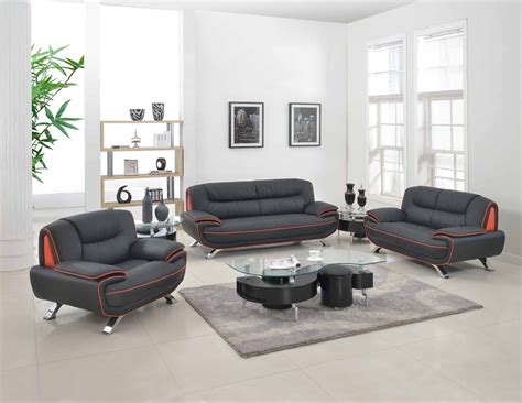 Modern Italian Leather Sofa Set Grey Leather Sofa Sets Living Room Star Modern Furniture