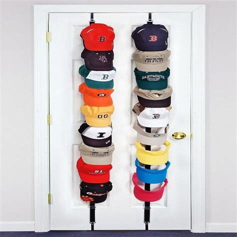 2pcs Cap Rack Closet Hanger System Storage Organizer Door Baseball Hat