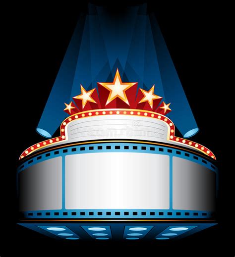 Cinema Announcement Stock Vector Illustration Of Hollywood 14236323
