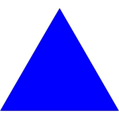 Blue Triangle Icon Free Blue Shape Icons Triangle Blue Shapes