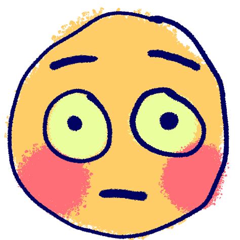 Embarrassed Emoji Blushing Sticker Embarrassed Emoji Blushing Kh M