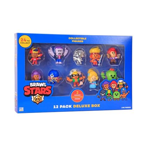 Pmi Ltd Brawl Stars Collectible Figures 12 Pack Deluxe Box Including