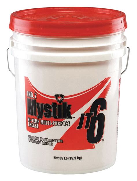 Mystik High Temperature Grease 35 Lb Can Red 33mf11665005002044