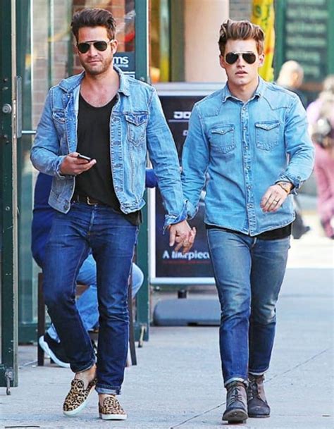 Nate Berkus And Jeremiah Brent Kiss After Engagement Wear Matching