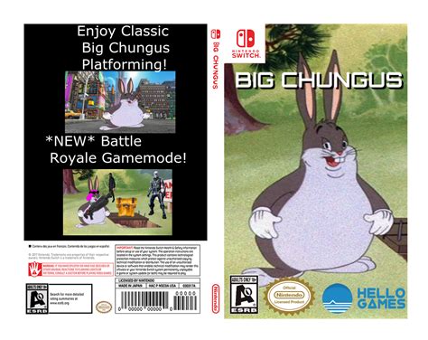 Big Chungus For Nintendo Switch Printable By Limepeke On Deviantart