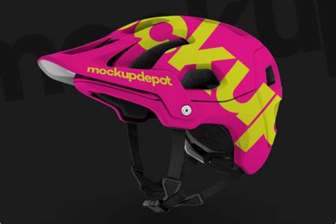 helmet mockups psd  design templates
