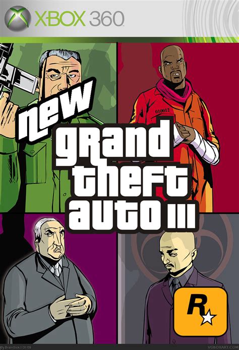 Игры на пк » экшены » gta 3 / grand theft auto iii (2002). New Grand Theft Auto III Xbox 360 Box Art Cover by BrainSick