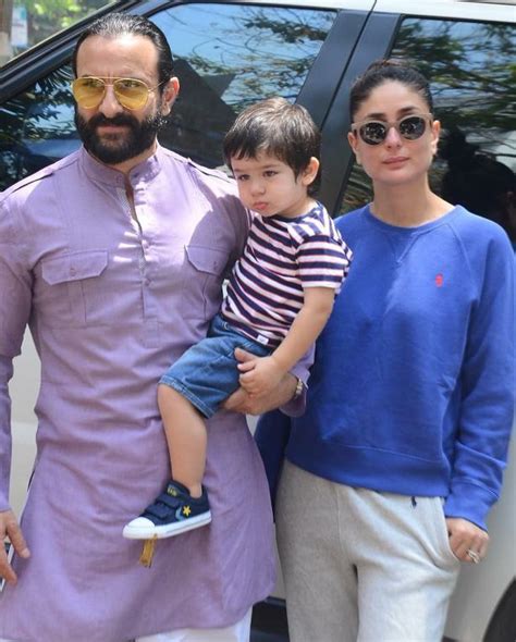 Saif Ali Khan And Kareena Kapoor Khan With Son Taimur Bollywood Celebrities Kareena Kapoor
