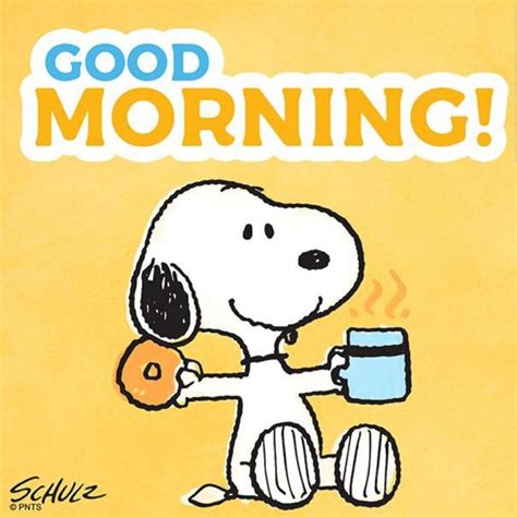 Pin By Kristy Harvey On Cartoon Characters Good Morning Snoopy
