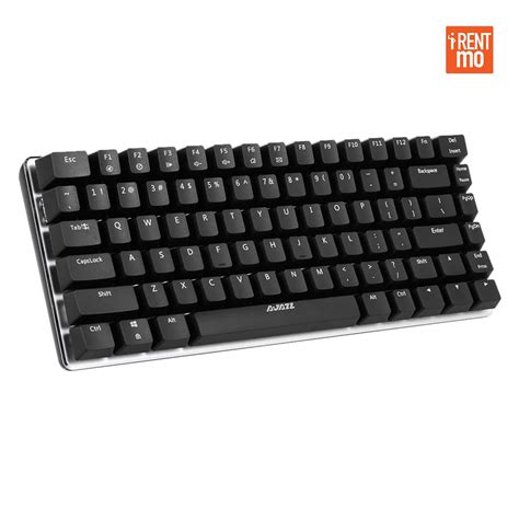 Ajazz Ak33 Gaming Mechanical Keyboard 82 Keys Black Blue Switch