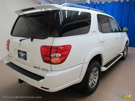 2003 Toyota Sequoia Limited 4wd In Natural White Photo 14 199233