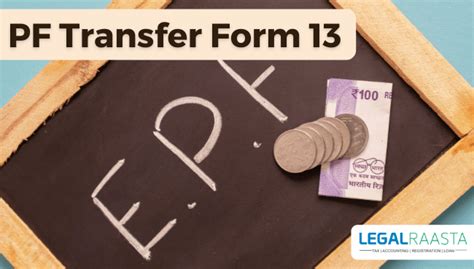 Pf Transfer Form Form 13 Epf Form 13 Transfer Of Epf Account