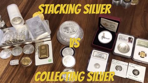 Silvergold Stacking Vs Collecting Silver Coins And Bars