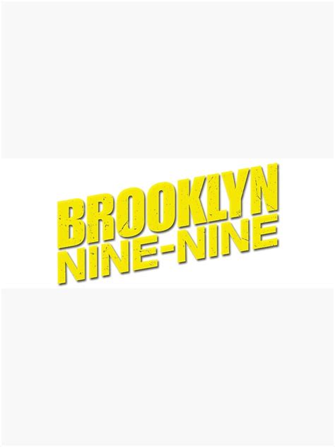 Brooklyn 99 Canvas Print By Susquash Redbubble