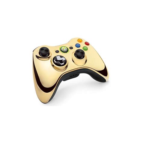 Xbox 360 Wireless Controller Chrome Series Gold Special Edition Xbox