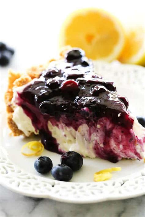 Lemon Blueberry Cream Pie The Best Blog Recipes