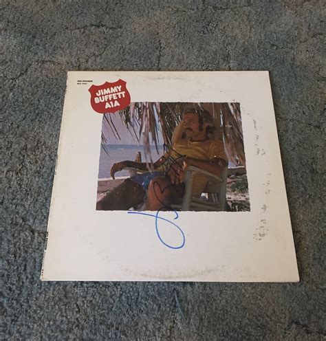 Jimmy Buffett Signed Autographed 1 Record Vinyl