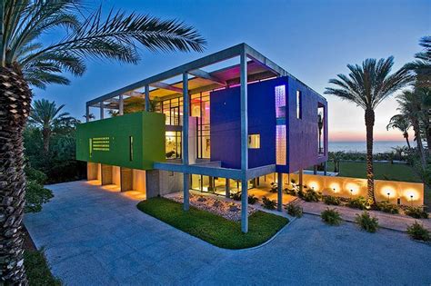 My sister lives in cyprus (in the mediterranean not florida) and all the big beautiful houses are painted. Award-winning Beach House in Florida up for Sale