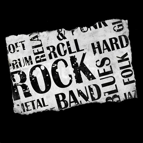 Musik Rock Rocker Stock Bild Colourbox