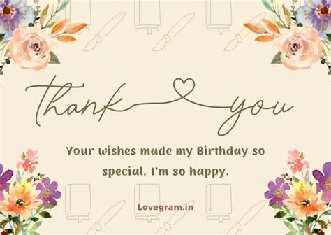 Grateful Thank You Quotes For Birthday Wishes Thank You For Birthday