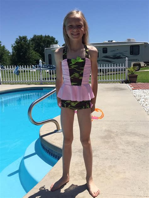 Clearance Peplum Tankini And Trunks In Camo And Pink Size 5 Etsy