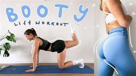Min Booty Lift Workout No Equipment Intense Booty Burn How To