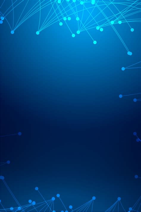 Blue Minimalistic Tech Line Poster Background Wallpaper Image For Free