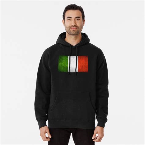 italian flag pullover hoodie by freestyleink redbubble
