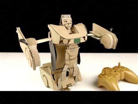 What are remote controlled robots? Remote Control Car Robot Transformer - DIY from Cardboard ...
