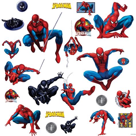 New Spider Man Room Appliques Wall Decals Peel Stickers Ebay