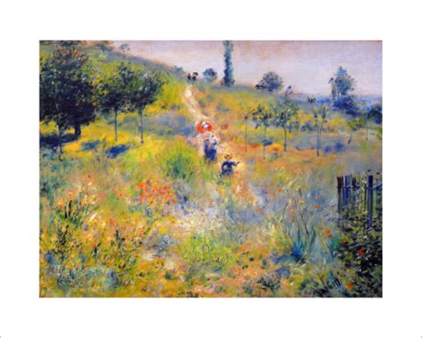 Chemin Montant Dans Les Hautes Herbes Pierre Auguste Renoir Canvas