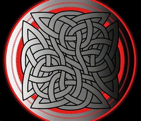 Celtic Shield Knot 4 Digital Art By Joan Stratton Fine Art America