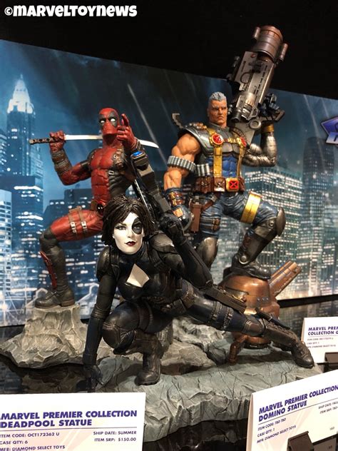 Marvel Premier Collection Domino And Lady Deadpool Statues