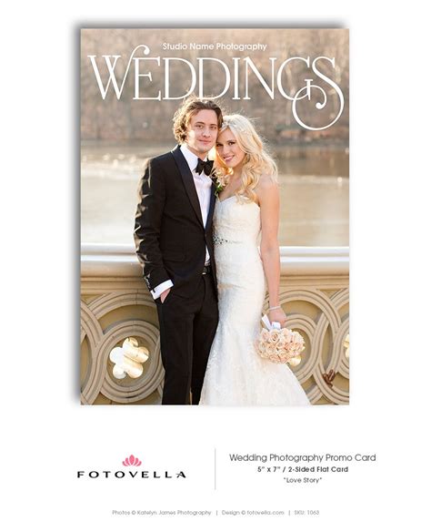 Wedding Photography Marketing 5x7 Promo Card Photoshop Etsy