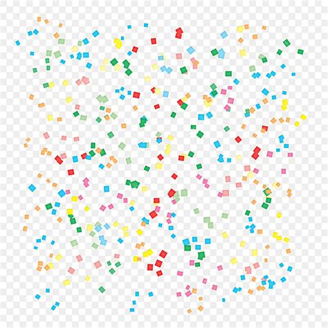 Elemento De Festa Confete Colorido PNG Confete Vetor Fundo Imagem