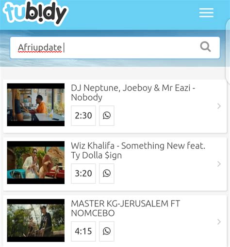 Tubidy indexes videos from internet and transcodes them into mp3 and mp4 to be played on your mobile phone. Tubidy Mobi Mp3 Download Www Tubidy Com Music 2020 ...