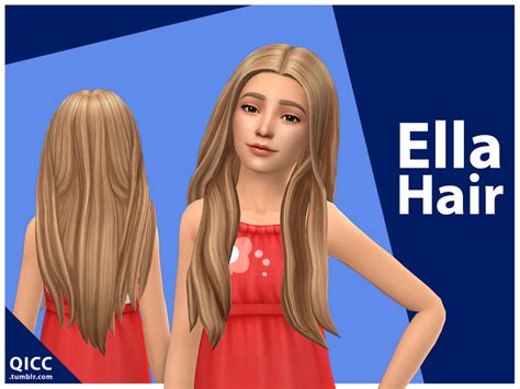 Qicc S Lillian Hair Set Sims 4 Children Sims 4 Cc Kids Clothing Vrogue