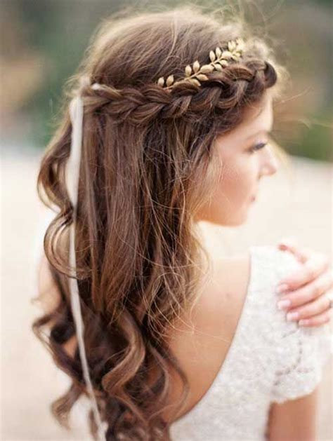 10 Pretty Braided Hairstyles For Wedding Wedding Hair