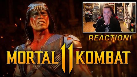 Mortal Kombat Nightwolf Gameplay Reveal Reaction Youtube