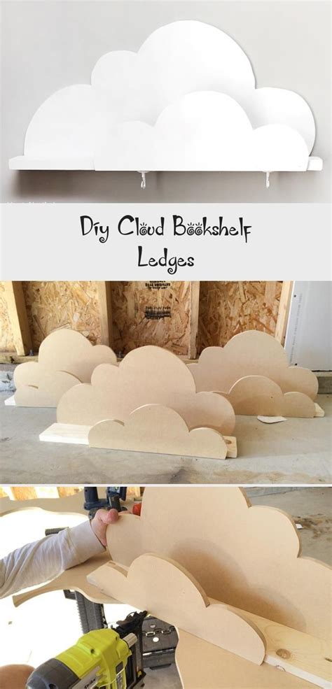 Diy Cloud Bookshelf Ledges