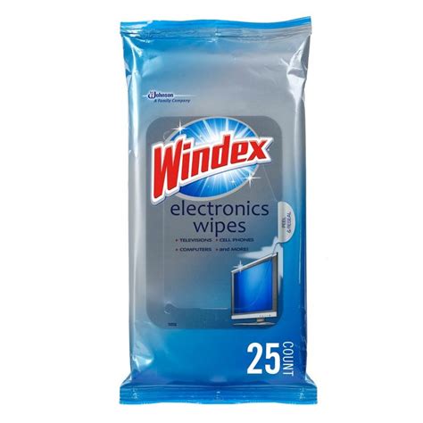 Windex Electronics Wipes Pre Moistened 25ct Wipes Case Wipes