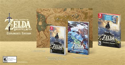 The Legend Of Zelda Breath Of The Wild Explorers Edition Bundle